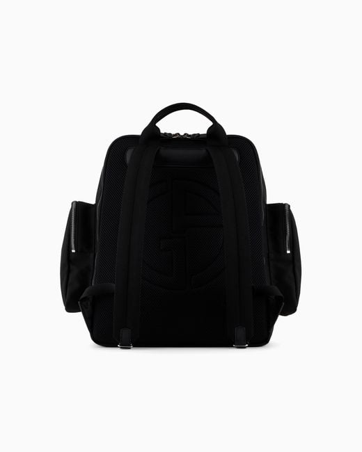 Zaino Multifunzione di Giorgio Armani in Black da Uomo