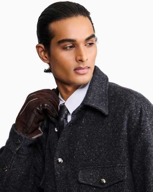 Giorgio Armani Brown Glove for men
