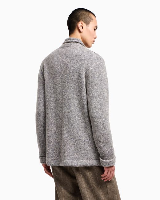 Giacca Cardigan di Giorgio Armani in Gray da Uomo