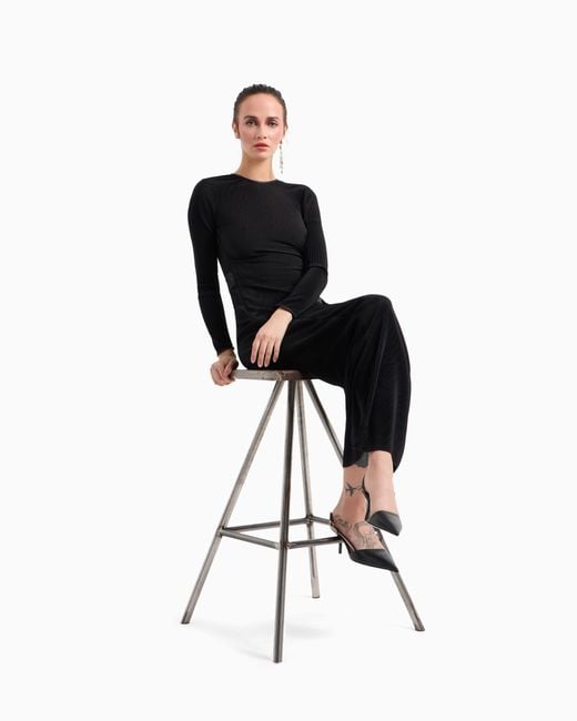 Giorgio Armani Black Long Dress