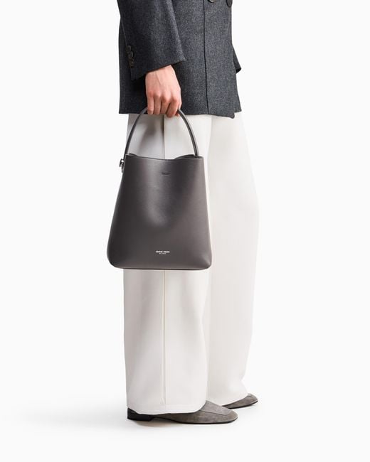 Giorgio Armani Gray Shoulder Bag