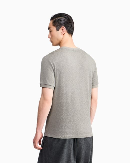 Giorgio Armani Gray T-Shirt Regular Fit for men
