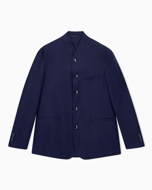 Giorgio Armani Blue Blazer Regular Fit for men