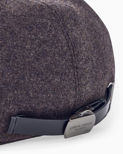 Giorgio Armani Blue Flat Cap for men
