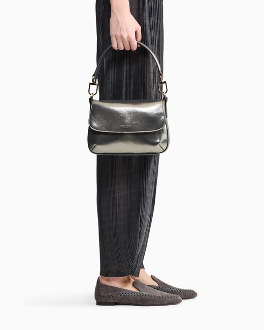 Giorgio Armani Gray La Prima Soft Small Bag