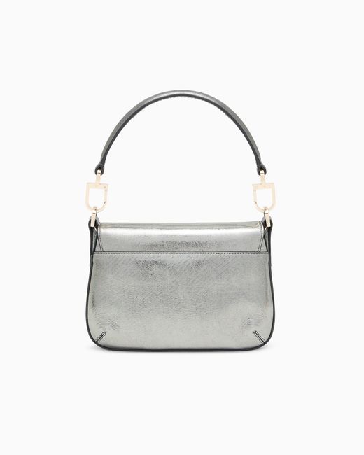 Giorgio Armani Gray La Prima Soft Small Bag