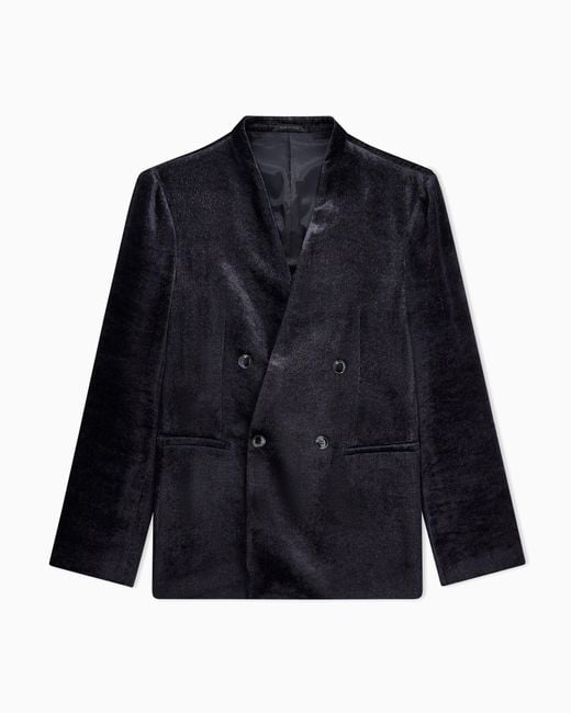 Giorgio Armani Blue Blazer Regular Fit for men