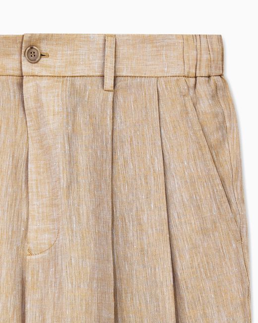 Giorgio Armani Natural Trouser Oversized Fit for men