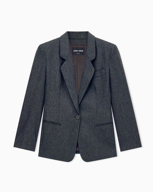 Giorgio Armani Blue Blazer Regular Fit