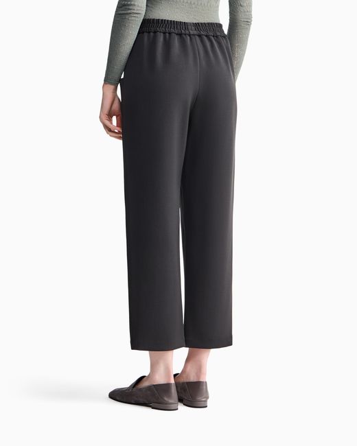 Giorgio Armani Gray Pull-On Trousers