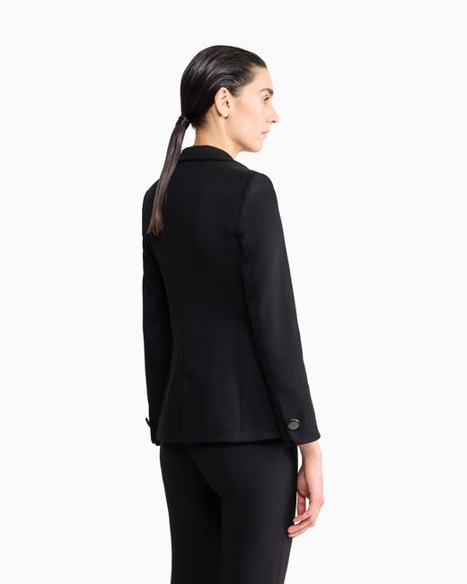 Giorgio Armani Black Single-Breasted Jacket