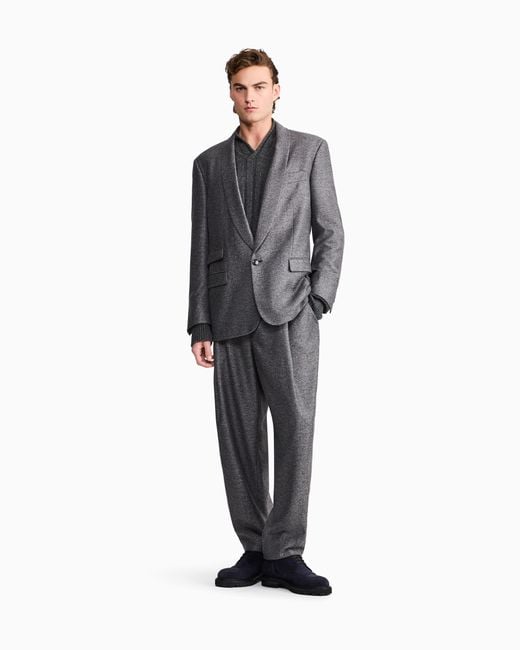 Giorgio Armani Blue Sweater Regular Fit for men
