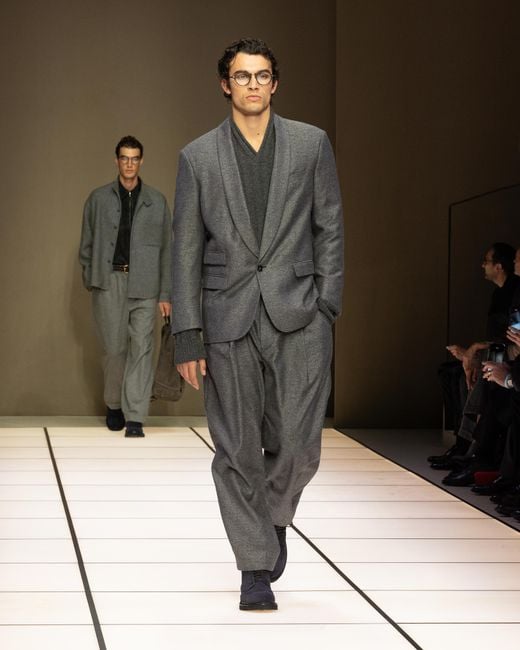 Giorgio Armani Blue Sweater Regular Fit for men