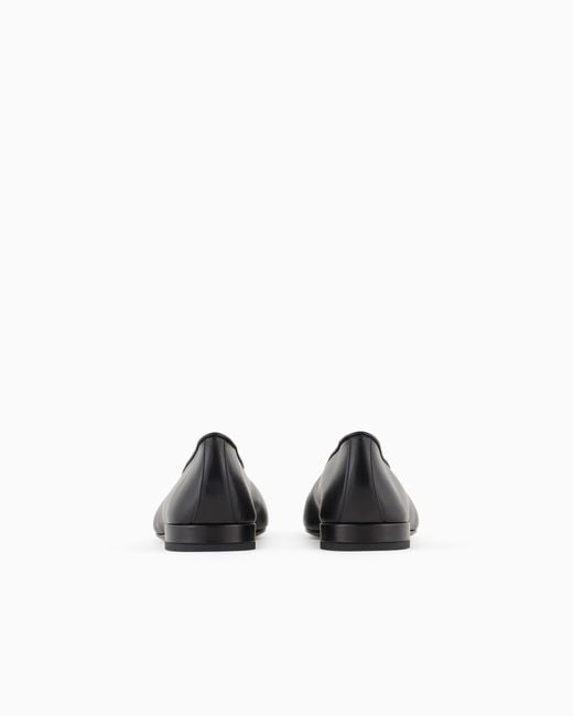 Giorgio Armani White X 10 Corso Como Calfskin Ballerinas