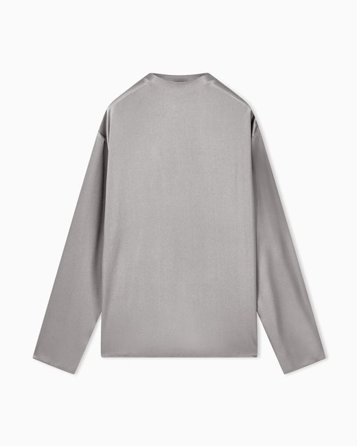 Giorgio Armani Gray Armani/Archivio Fw1979 Blouse