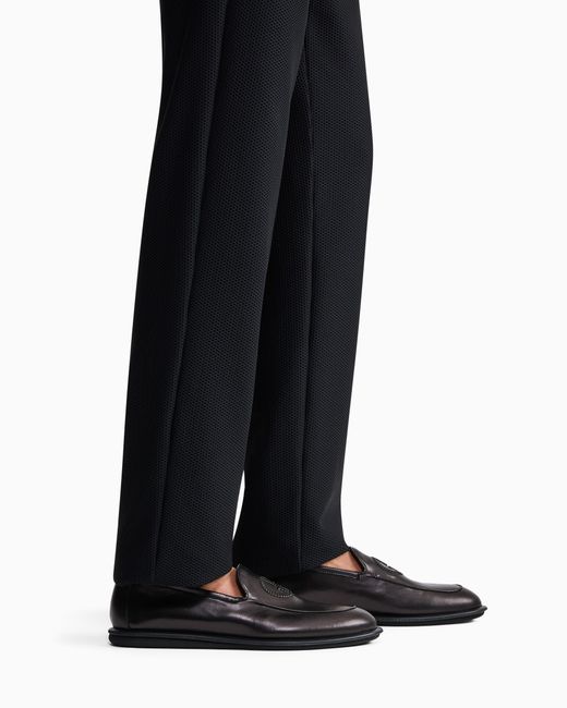 Giorgio Armani White Slip-On Loafer for men