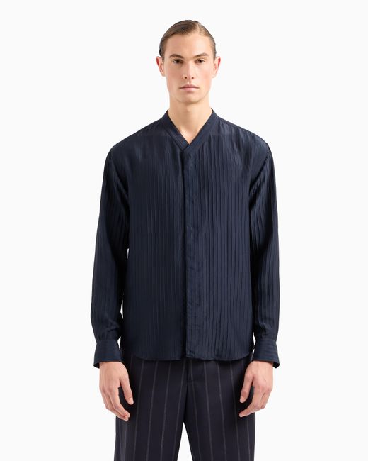 Camicia di Giorgio Armani in Blue da Uomo