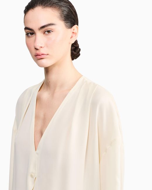 Giorgio Armani White Armani/Archivio Ss1990 Blouse