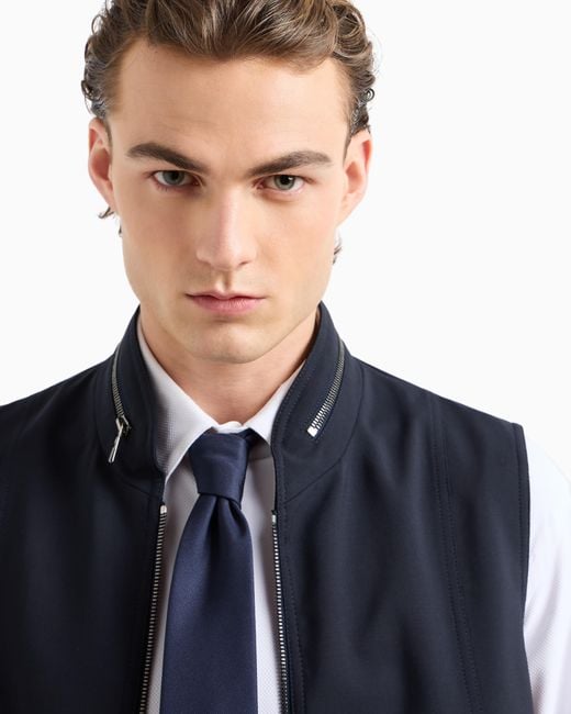 Camicia Slim Fit di Giorgio Armani in White da Uomo