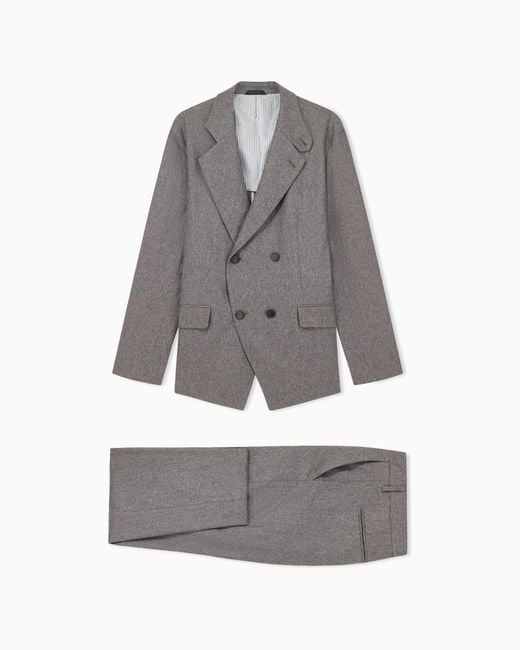 Giorgio Armani Gray Suit Regular Fit for men