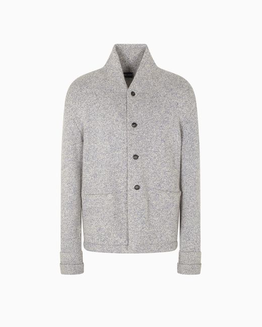 Giacca Cardigan di Giorgio Armani in Gray da Uomo