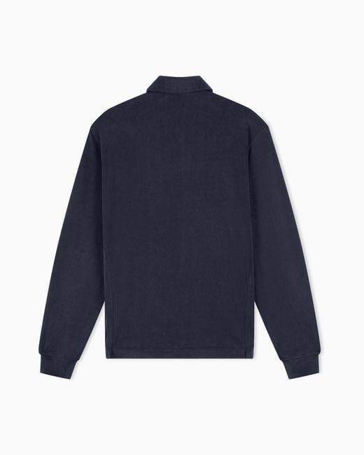 Giorgio Armani Blue Blouson Jacket Regular Fit for men