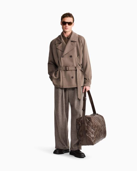 Giorgio Armani Gray Trouser Oversized for men