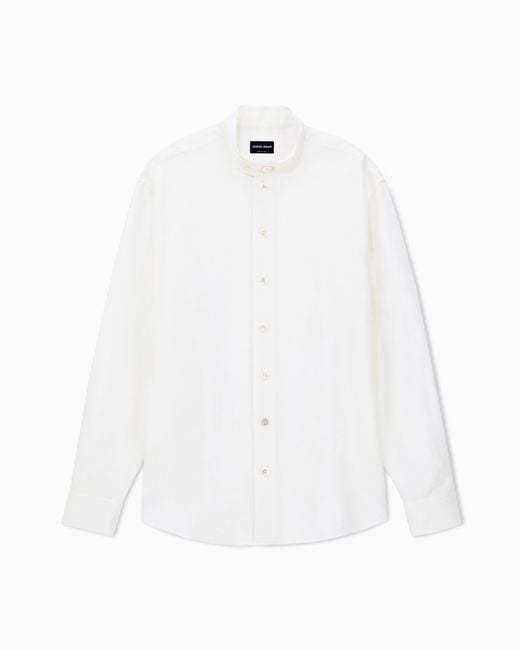 Giorgio Armani White Shirt Regular Fit for men