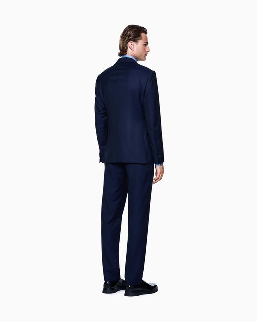 Giorgio Armani Blue Slim Fit Suits for men