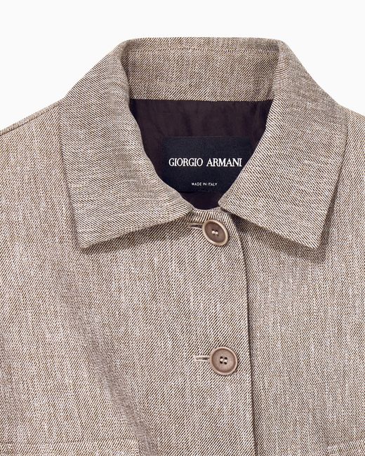 Giorgio Armani Brown Armani/Archivio Ss1983 Blouson