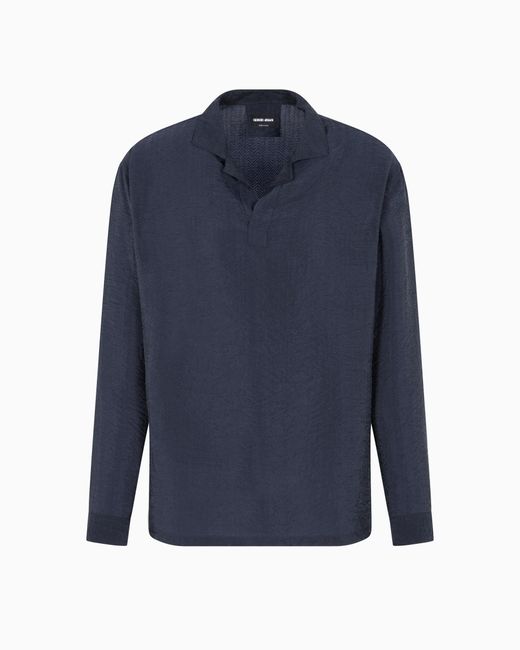 Camicia Polo di Giorgio Armani in Blue da Uomo