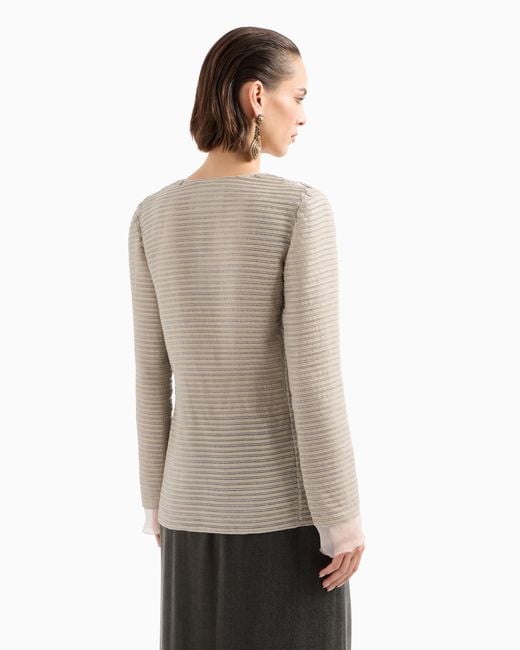 Giorgio Armani White Single-Breasted Jacket