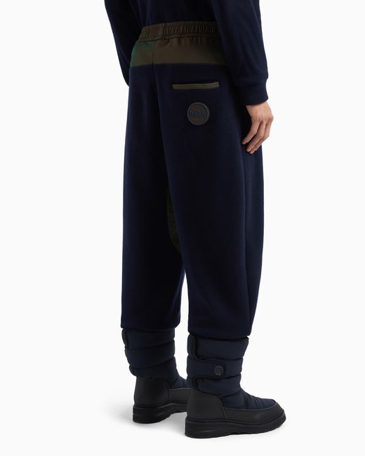 Sudadera De Cachemir Y Algodón Con Capucha Neve Giorgio Armani de hombre de color Blue