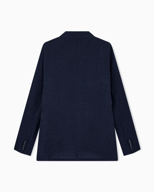 Giorgio Armani Blue Blazer Regular Fit for men