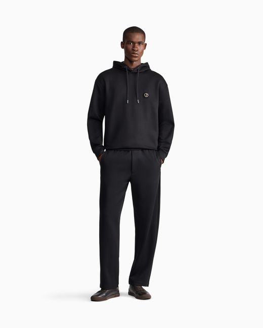 Giorgio Armani Black Trouser Regular Fit for men