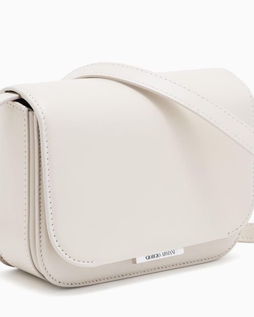 Giorgio Armani White Shoulder Bag
