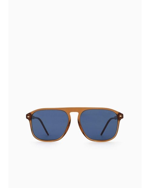 Gafas De Sol Cuadradas Giorgio Armani de hombre de color Blue