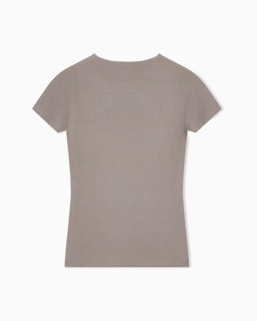 Giorgio Armani White Crew Neck Jumper