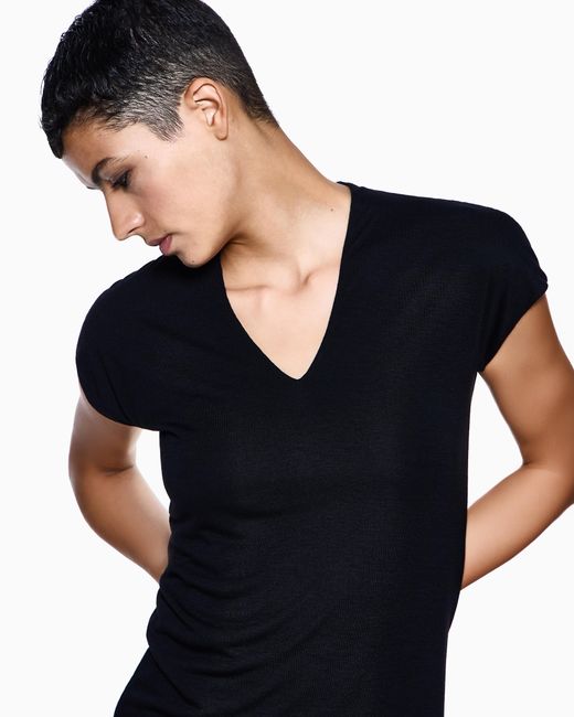 Giorgio Armani Black Short Sleeve Top