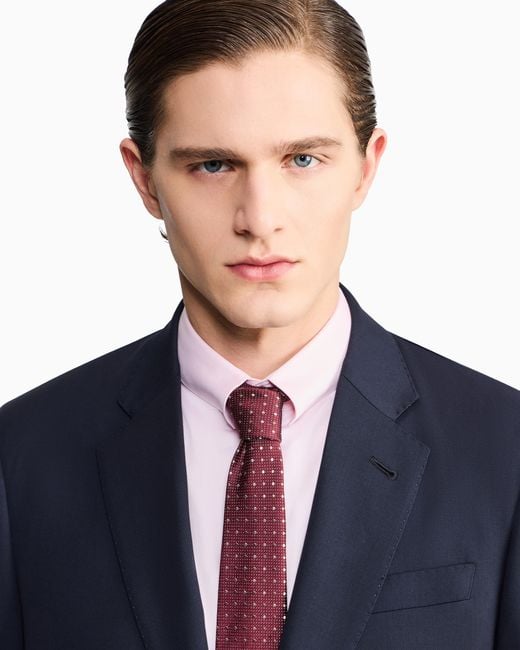 Giorgio Armani Pink Cotton Twill Shirt for men