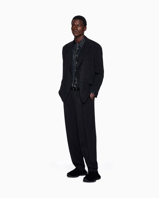 Giorgio Armani Blue Blazer Regular Fit for men