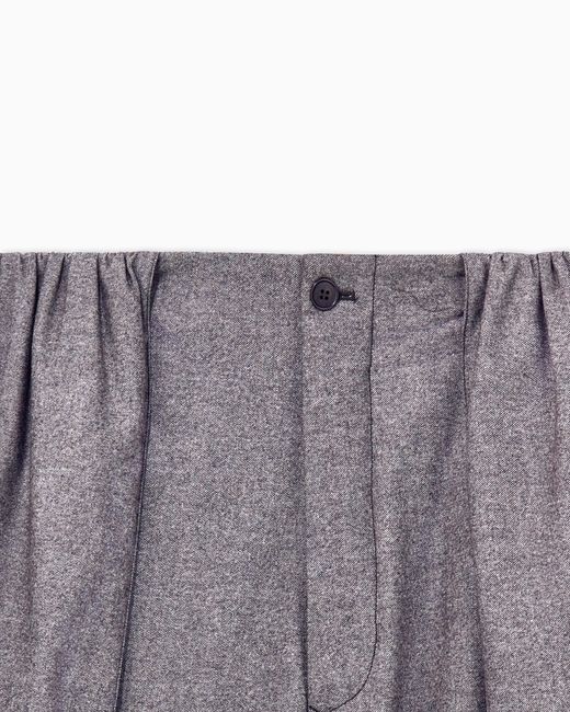 Giorgio Armani Gray Trouser Oversized for men
