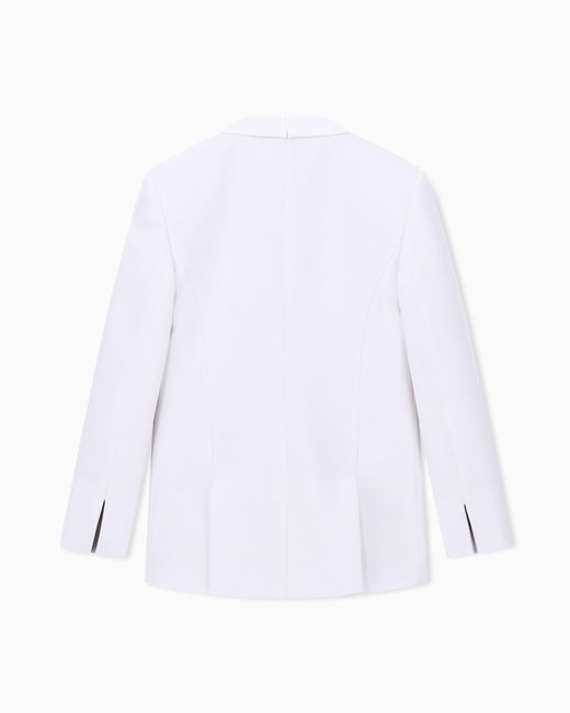 Giorgio Armani White Tuxedo Jacket