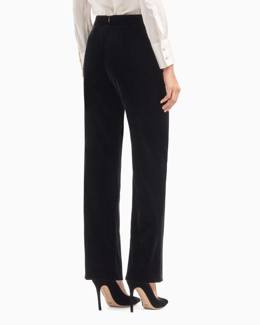 Giorgio Armani Black Cropped Trousers
