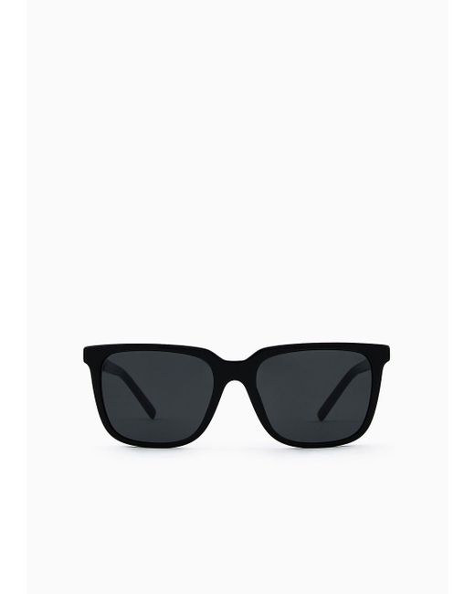 Giorgio Armani Black Pillow Sunglasses for men