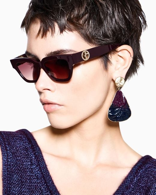 Giorgio Armani Blue Earrings