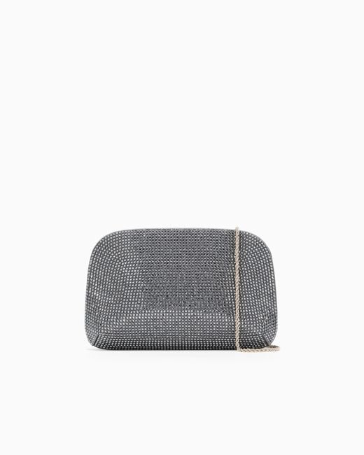 Giorgio Armani Gray Evening Bag