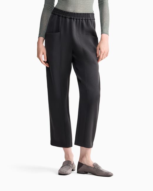 Giorgio Armani Gray Pull-On Trousers