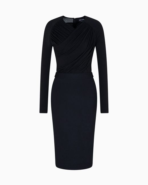 Abito Longuette di Giorgio Armani in Blue