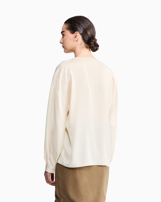 Giorgio Armani White Armani/Archivio Ss1990 Blouse